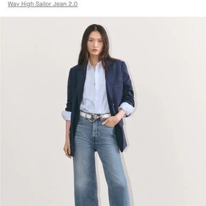 Everlane way high sailor jeans